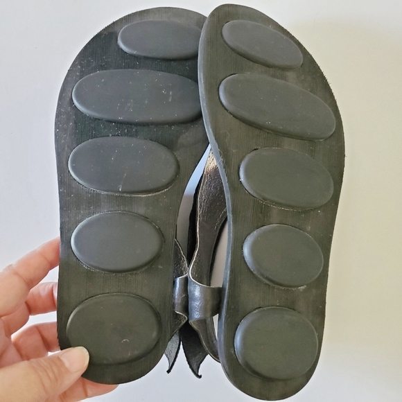 Black Sandals Gladiator 5 Ankle Cuff - Picture 6 of 7